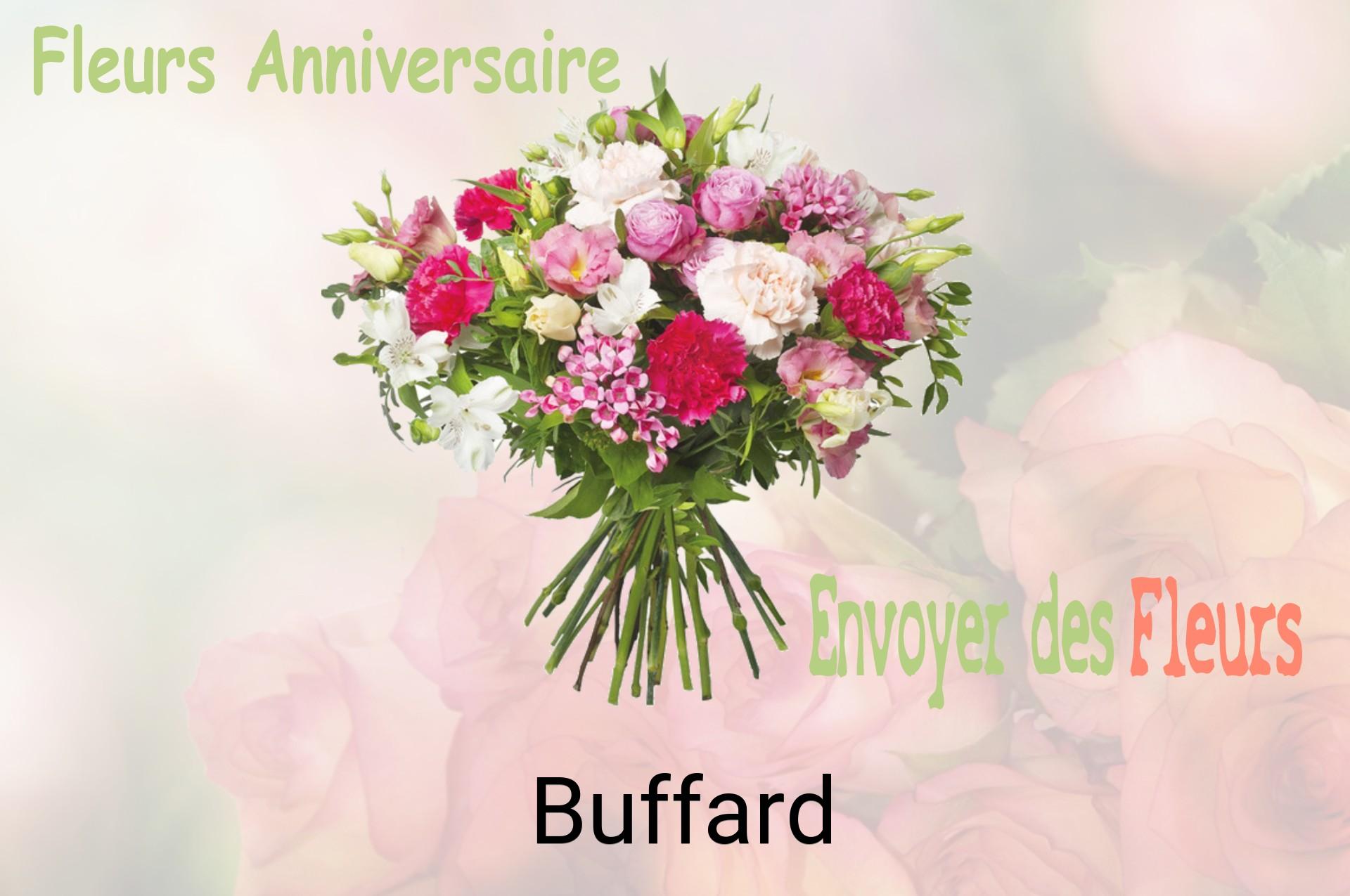 Bouquet de fleurs d’anniversaire livré à Buffard